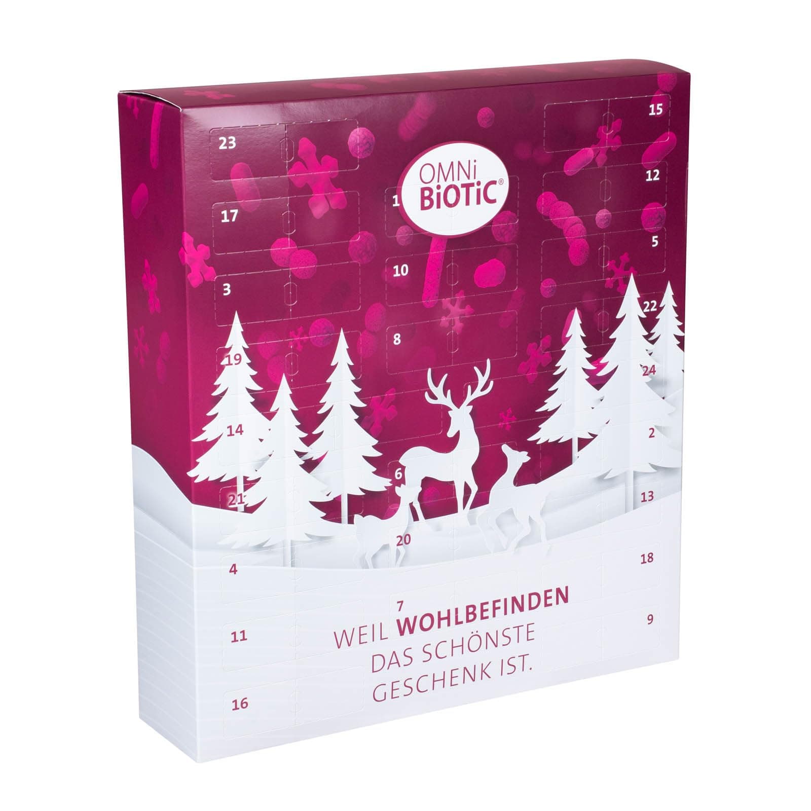 OMNi BiOTiC Adventskalender 2025 | Mikrobiom Adventkalender für Gesundheit | Perfekt zum Verschenken und Selbstgeschenke