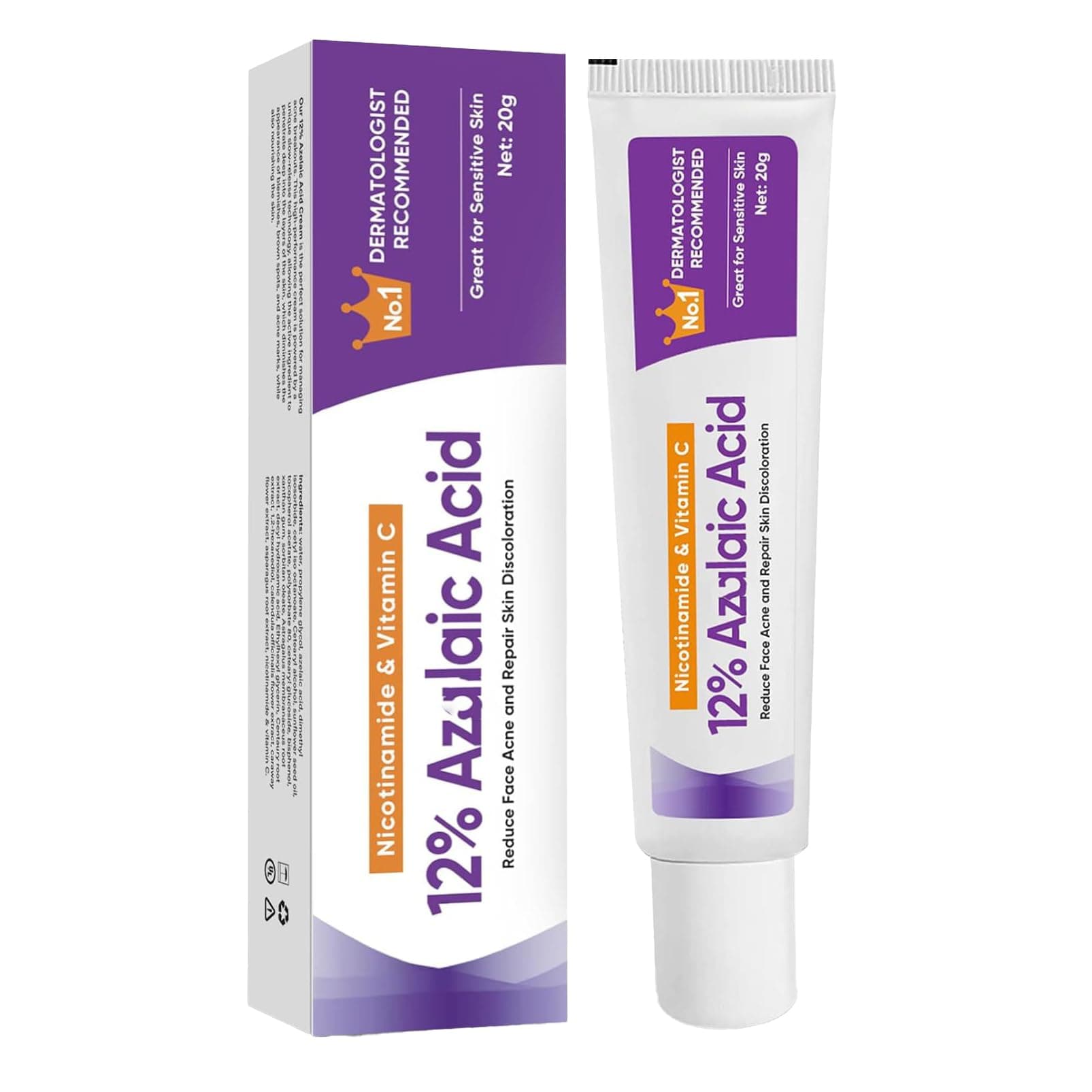 12% Azelaic Acid Serum - Anti-Pickel-Creme für rosAceatische Haut
| Azelainsäure Serum - Porenverkleinerung & Pickelred
