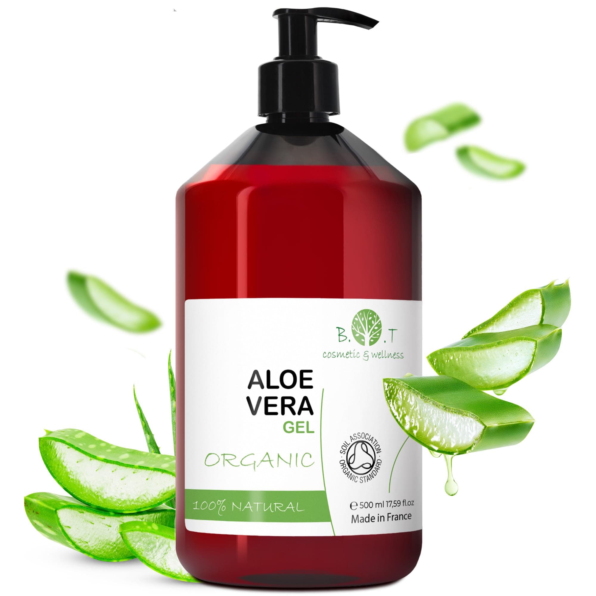 100% Reines Aloe Vera Gel für Gesicht und Körper - Feuchtigkeitscreme direkt aus Lanzarote Spanien - Trockene Haut leic